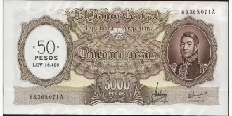 50 pesos 1969