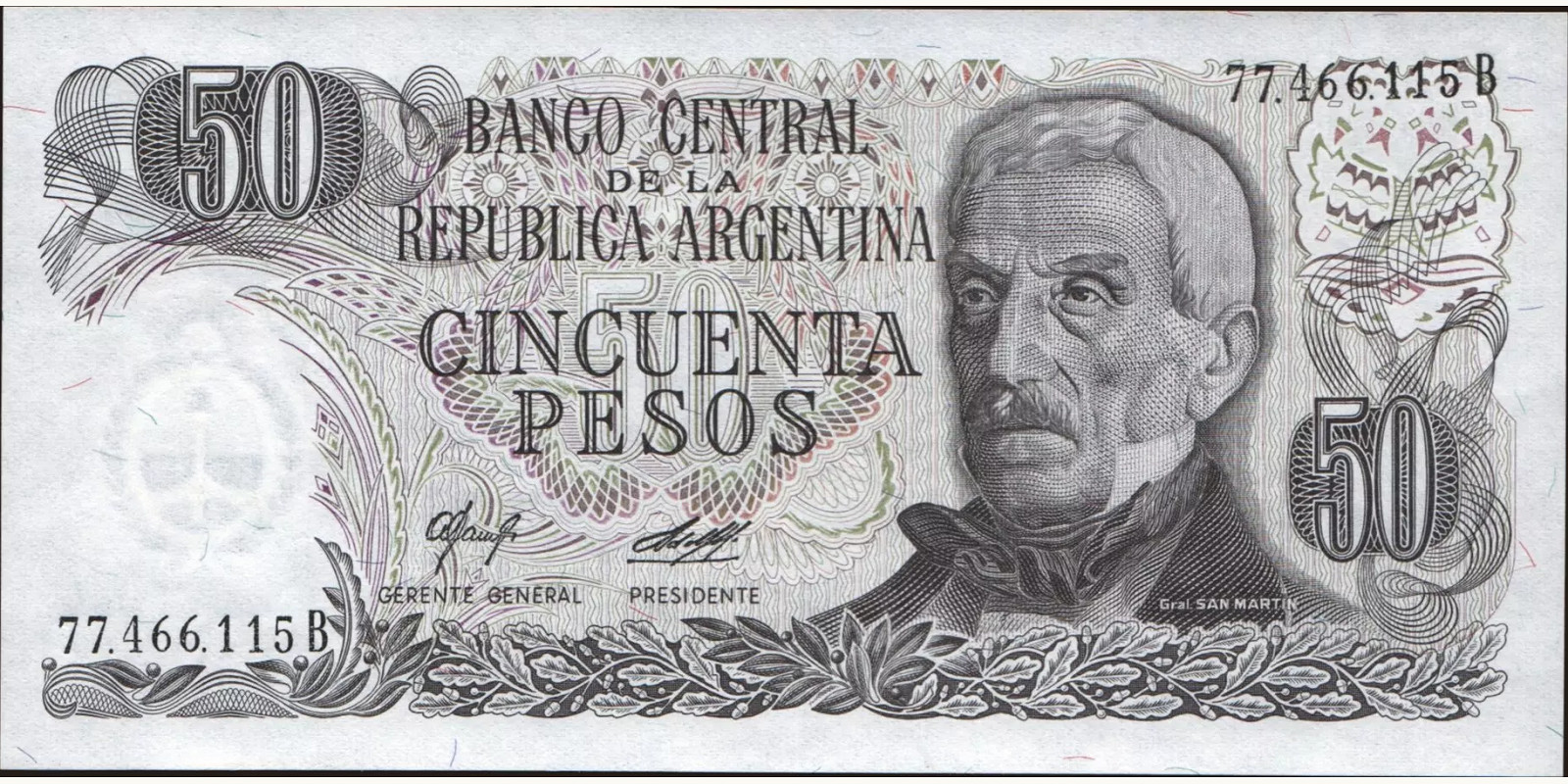 50 pesos 1976