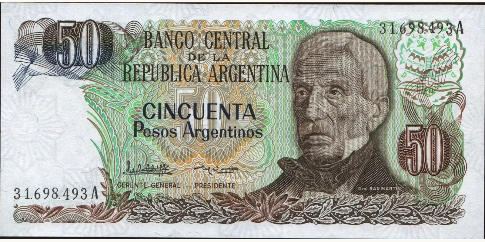 50 pesos 1983