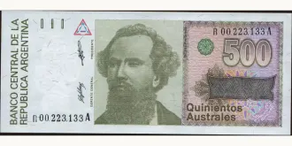 500 australes 1988