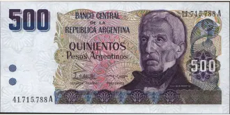 500 pesos 1983