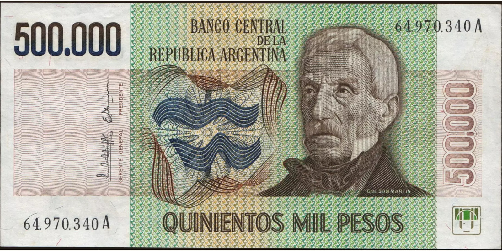 500000 pesos 1980