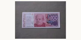 100 australes 1989