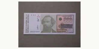 500 australes 1990