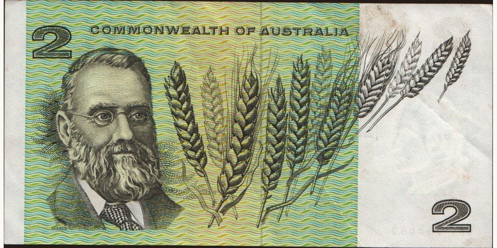 2 dollars Australia 1972 — Back side