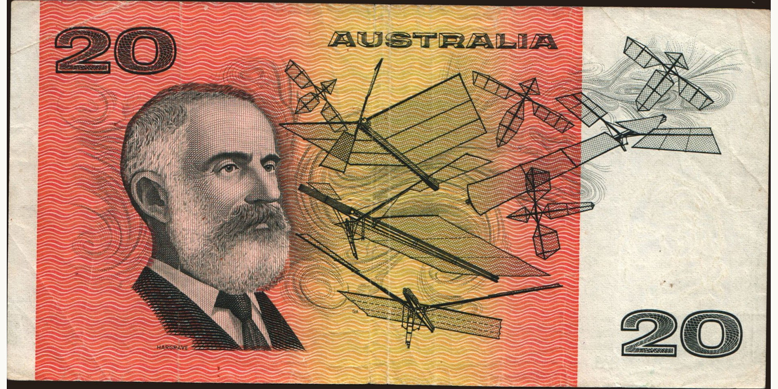20 dollars Australia 1991 — Back side