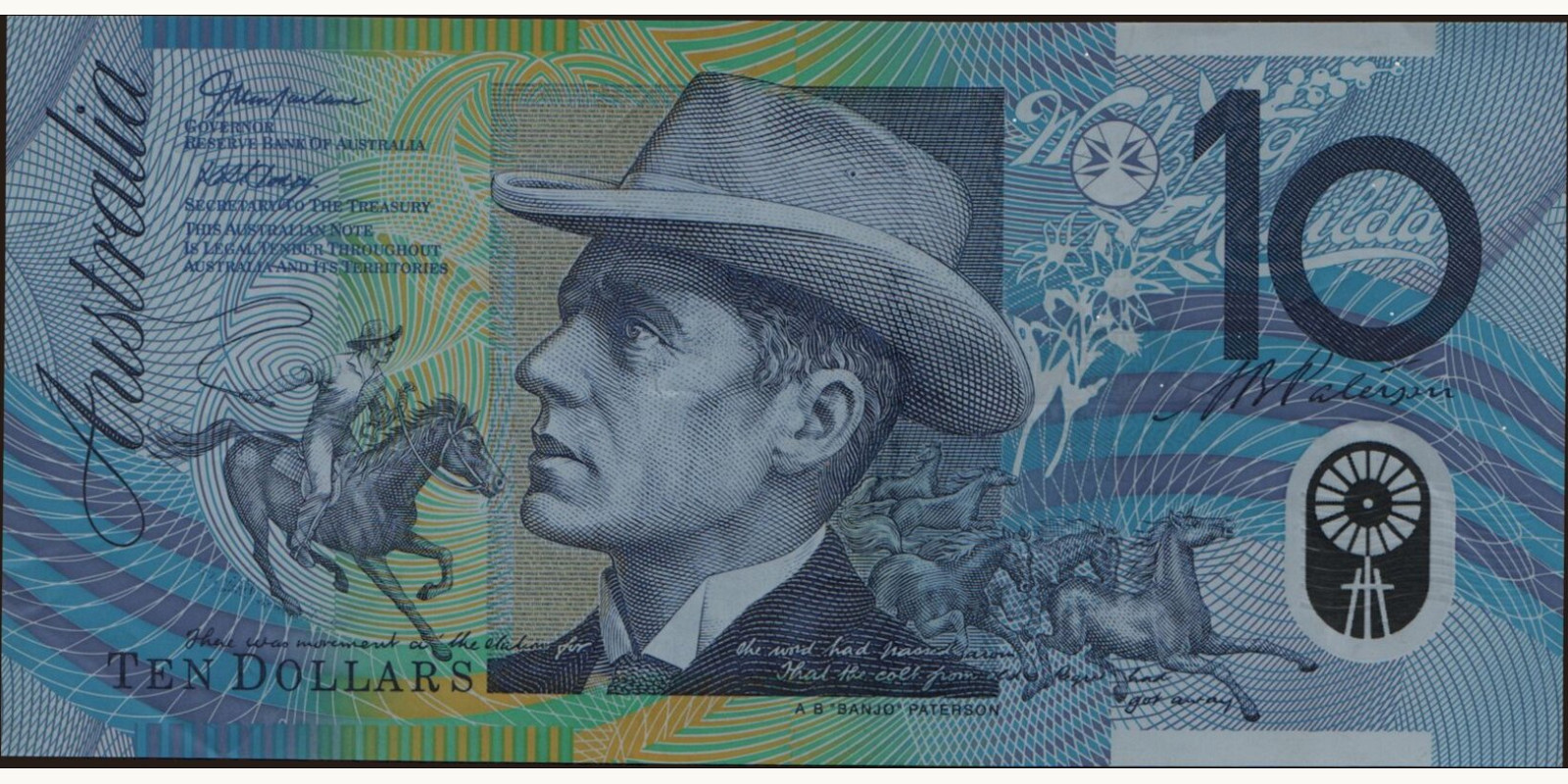10 dollars Australia 2006 — Front side