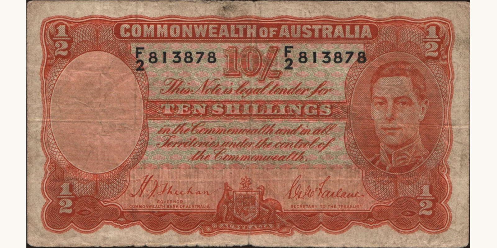 10 shillings 1939
