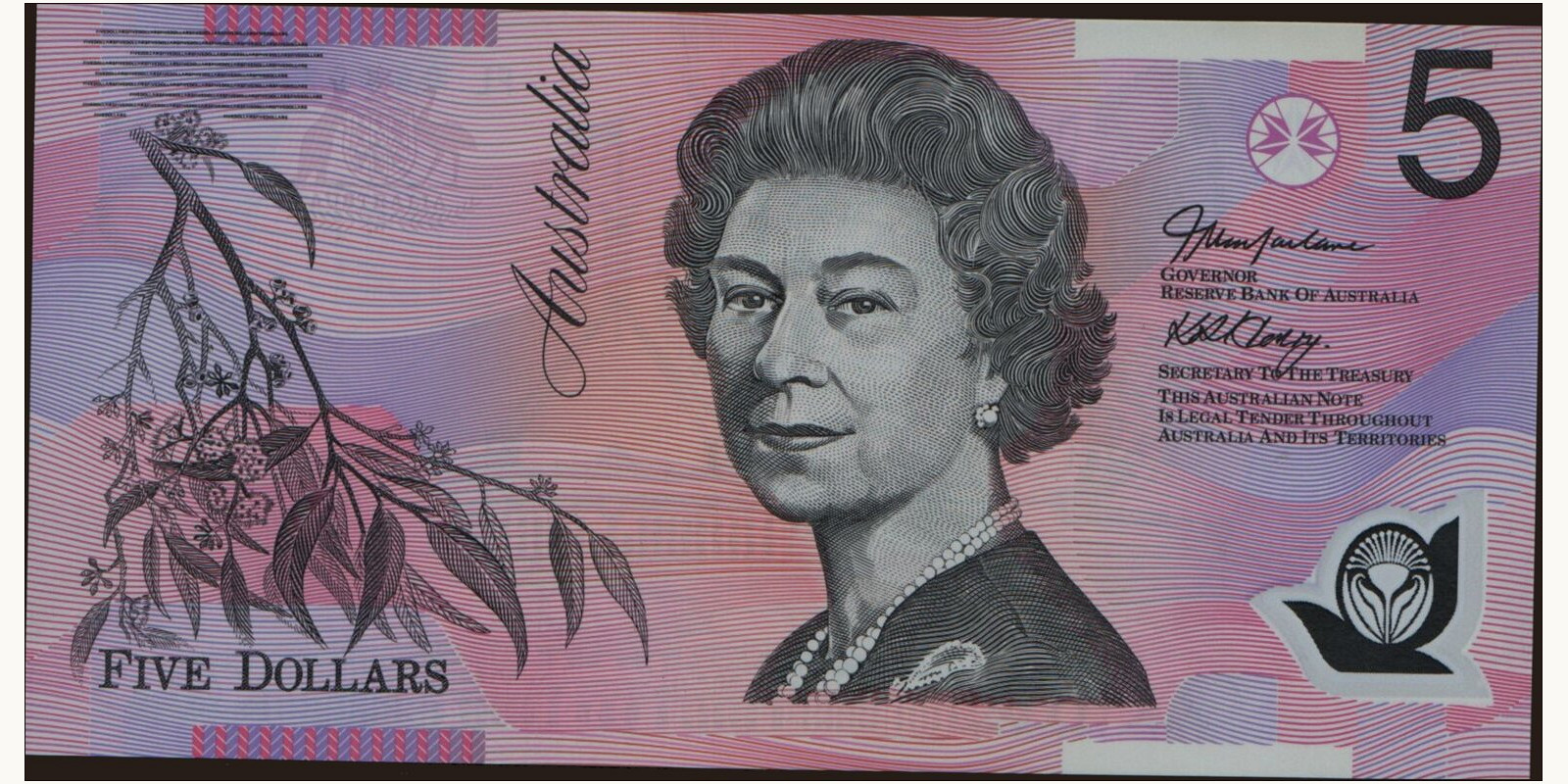 5 dollars Australia 2006 — Front side