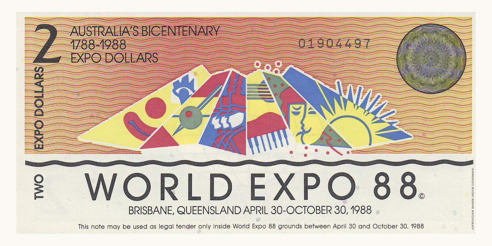 2 dollars Австралия 1988 — Лицевая сторона