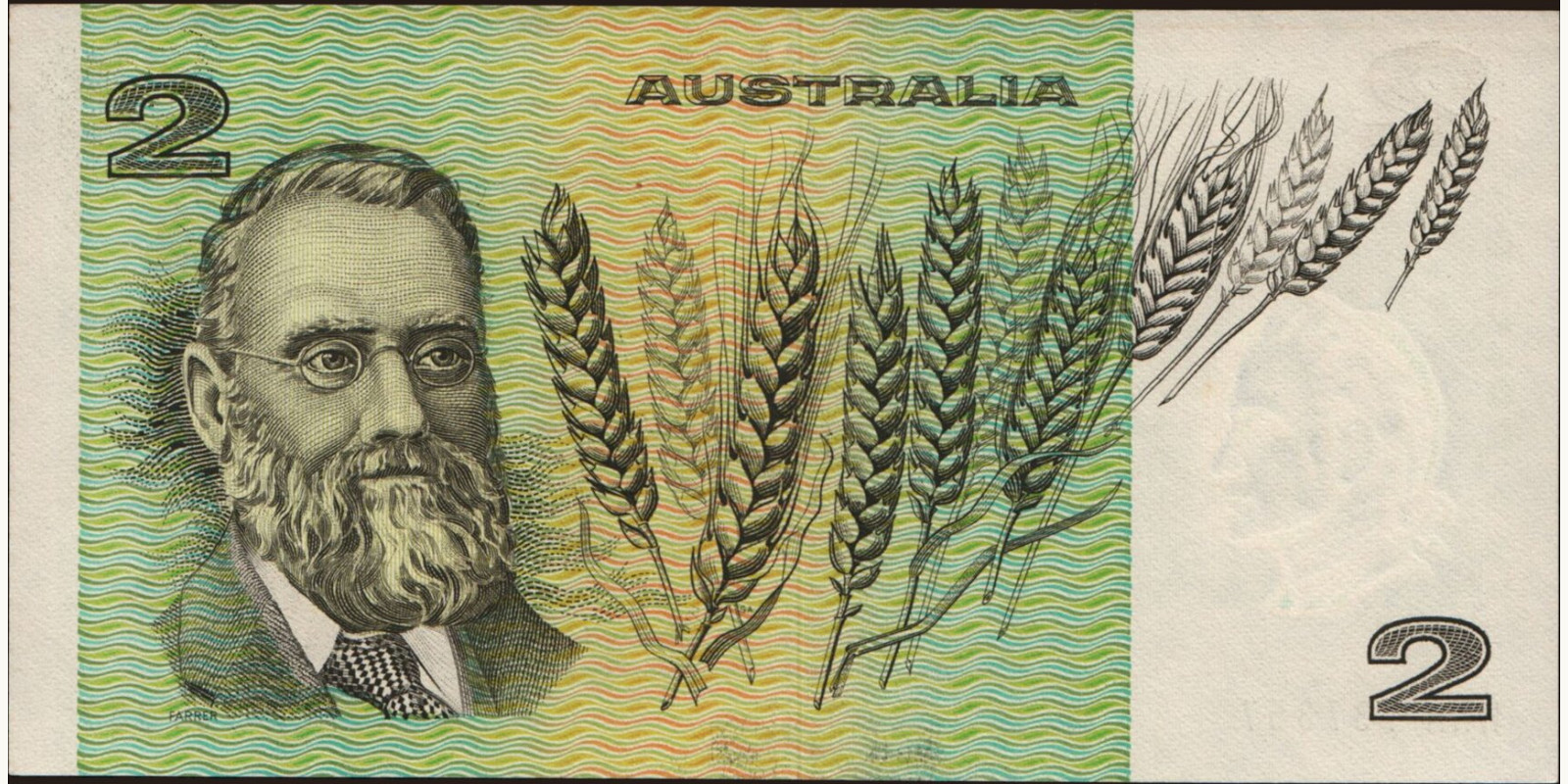 2 dollars Australia 1974 — Back side