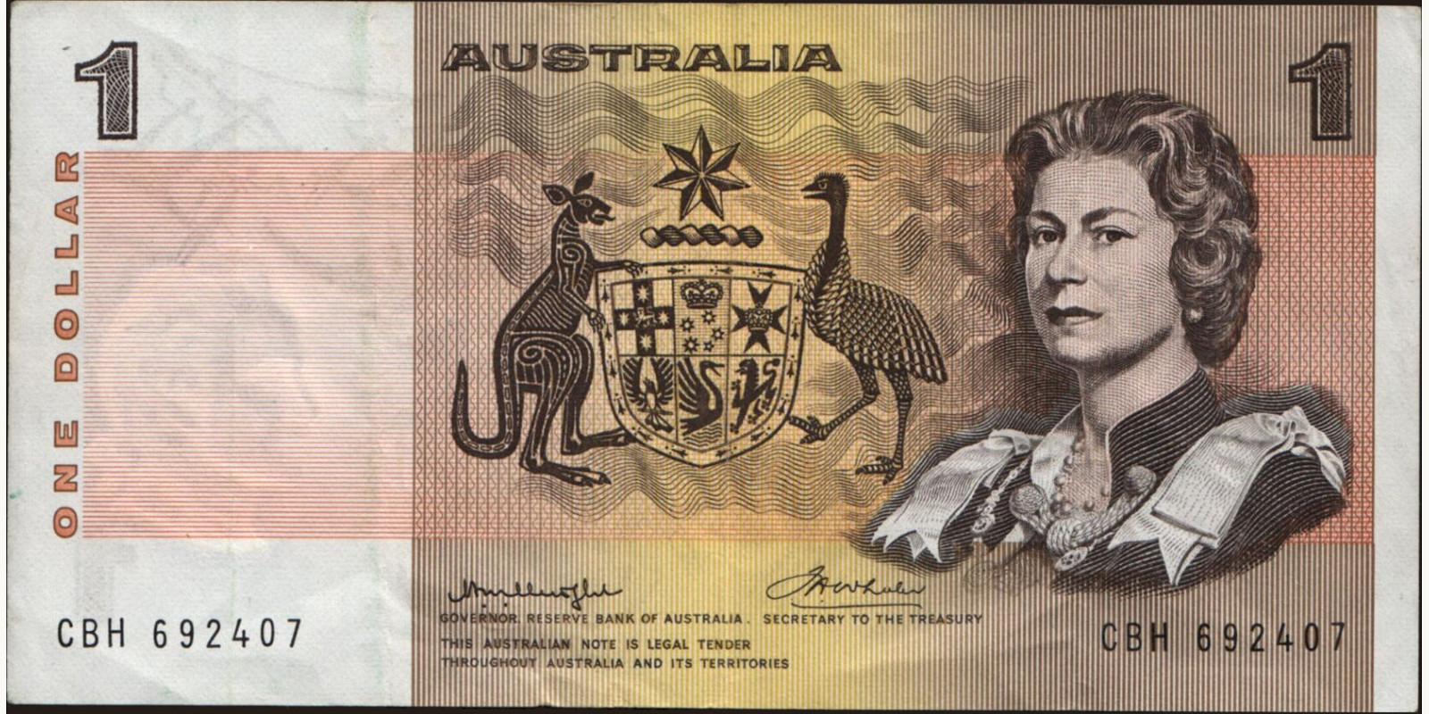 1 dollars 1976