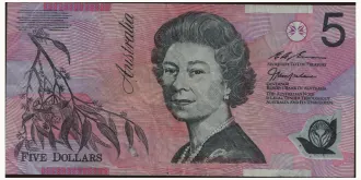5 dollars 1996