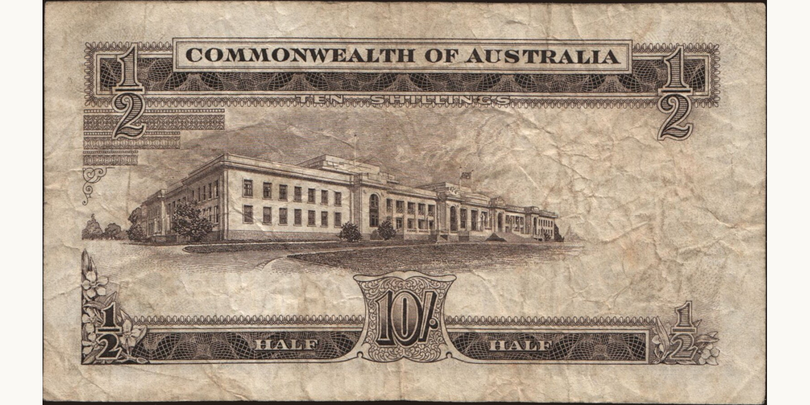 10 shillings Australia 1961 — Back side