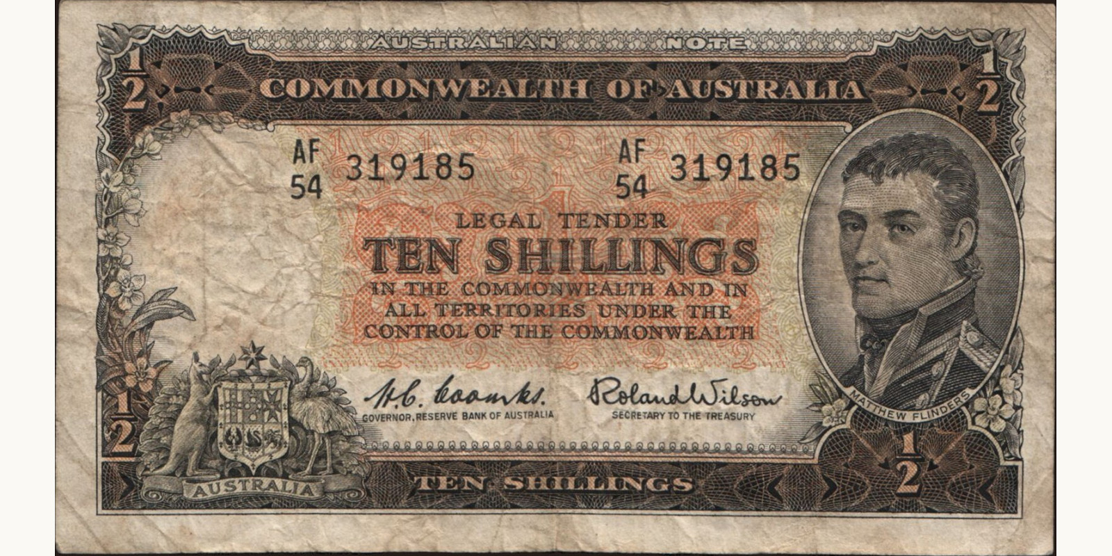 10 shillings 1961