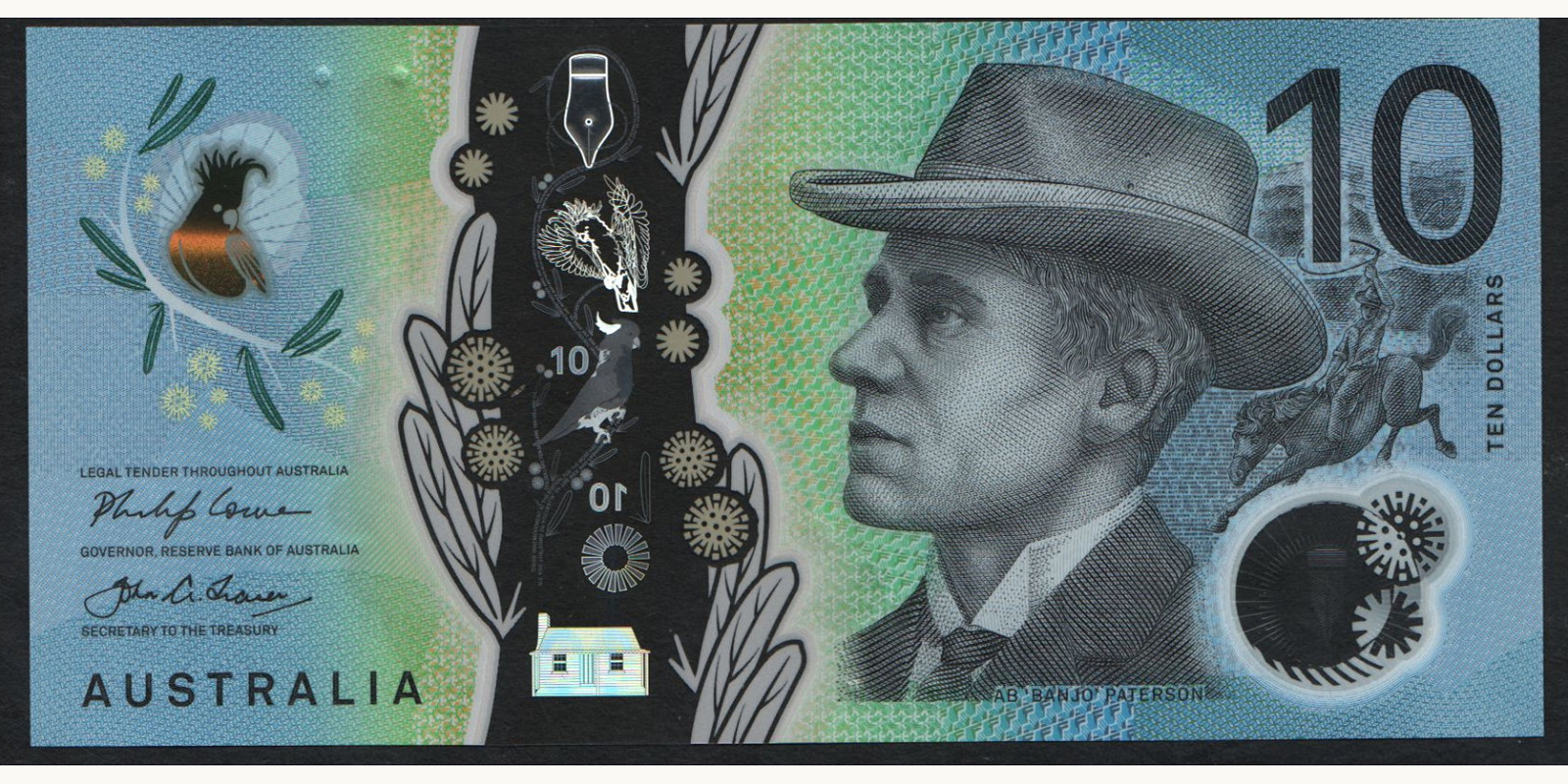 10 dollars Australia 2017 — Back side