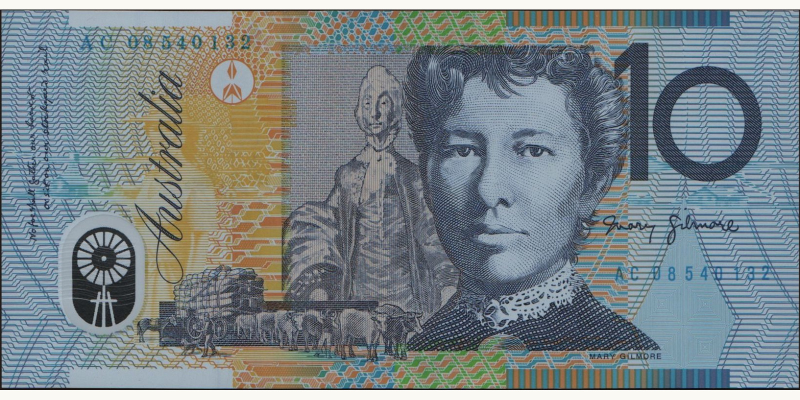 10 dollars Australia 2008 — Back side