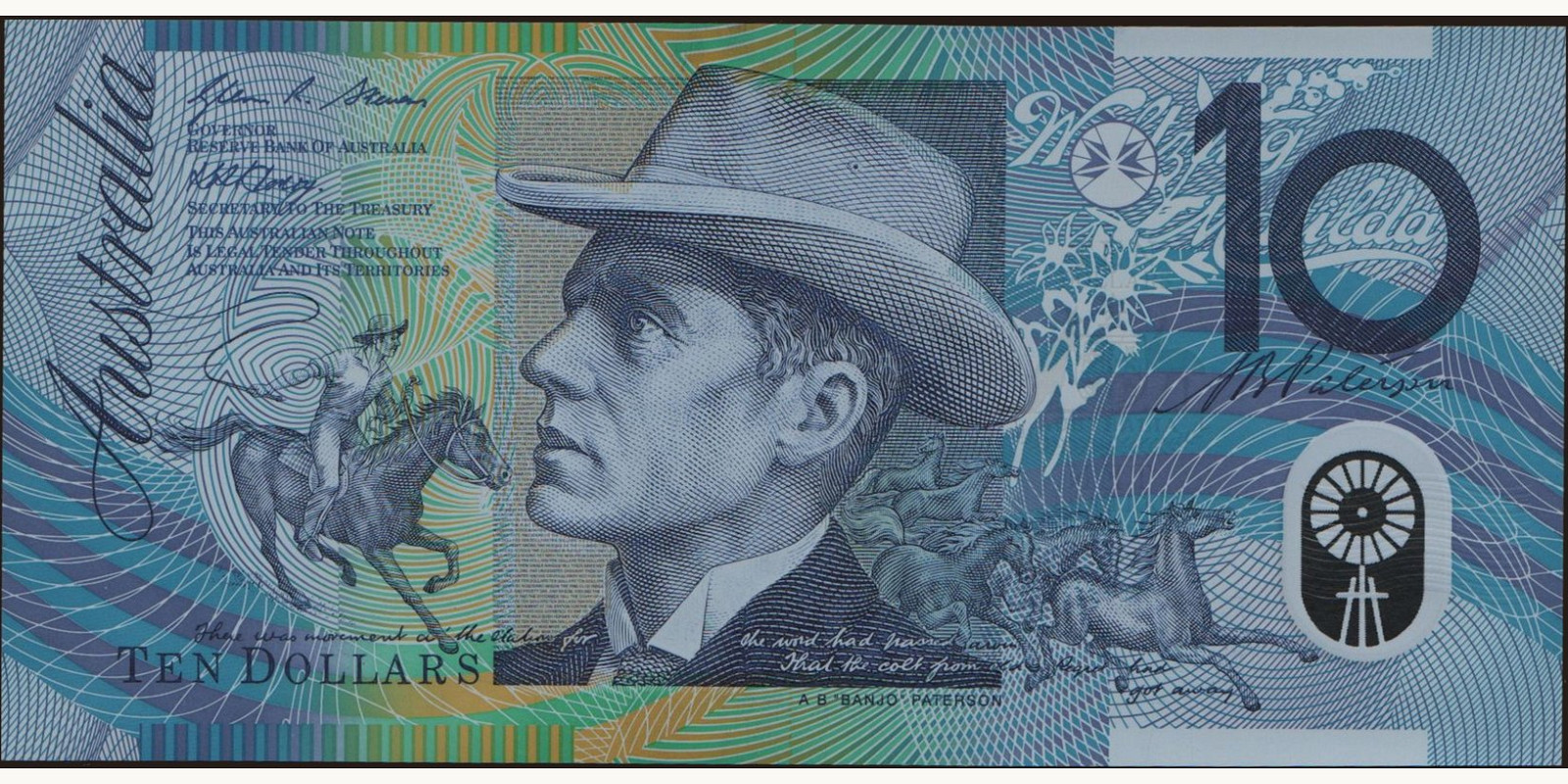 10 dollars Australia 2008 — Front side