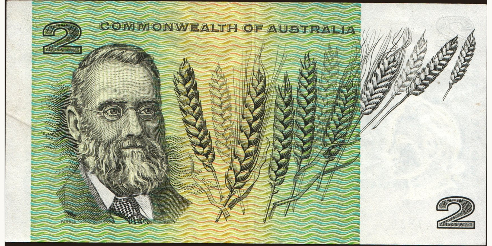 2 dollars Австралия 1966 — Оборотная сторона