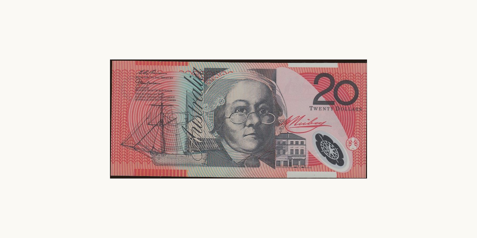 20 dollars Australia 1998 — Front side
