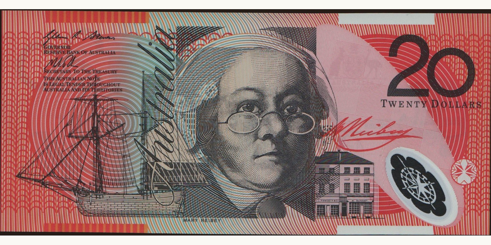 20 dollars Australia 2013 — Front side