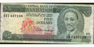 5 dollars 1993