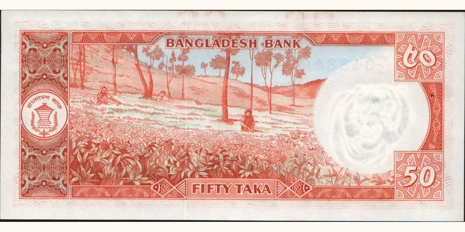 50 taka Bangladesh 1976 — Back side