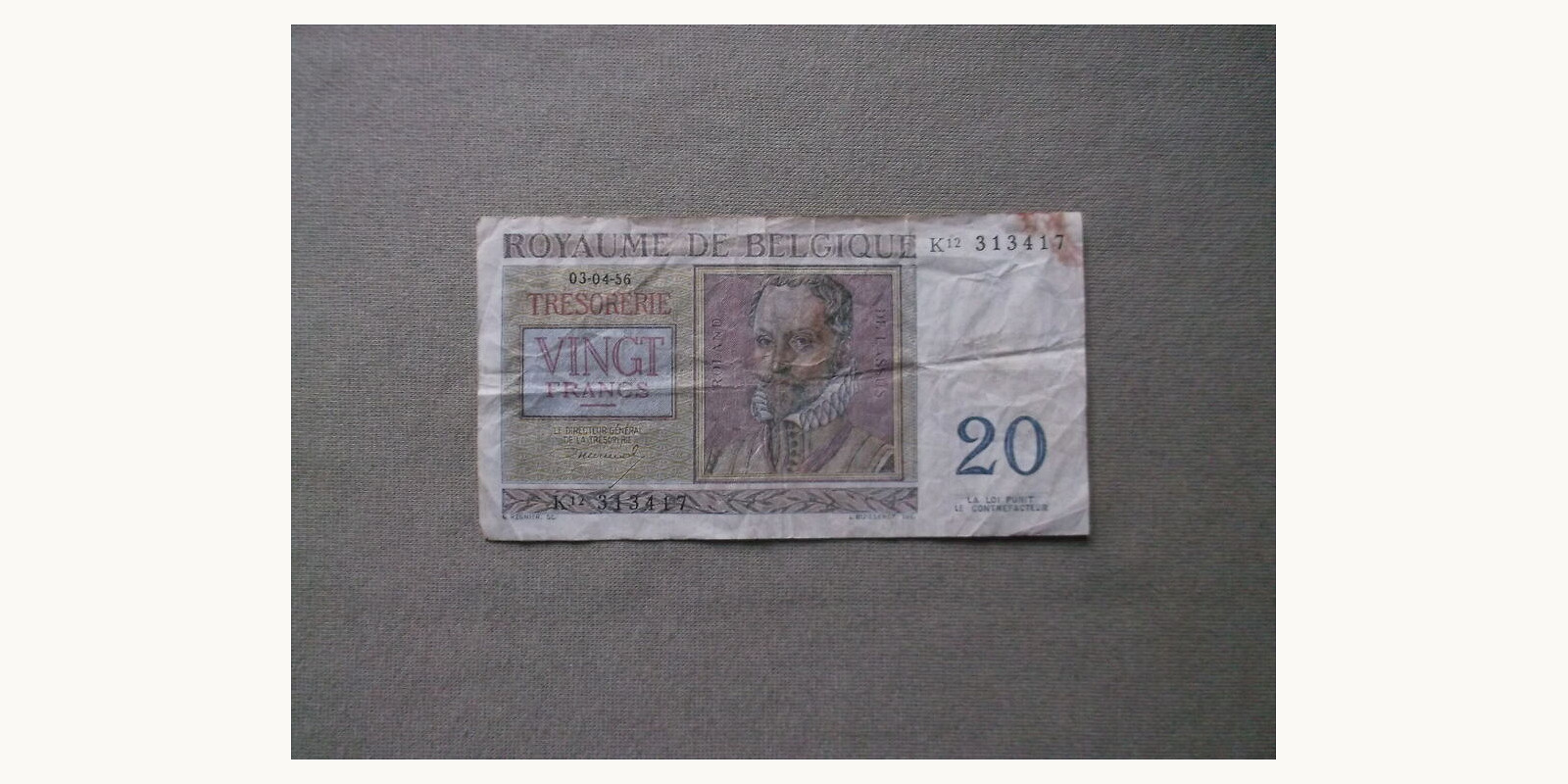 20 franc 1956