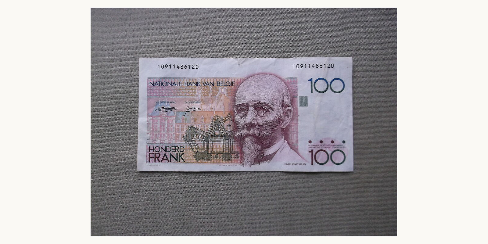 100 franc Belgium 1983 — Front side