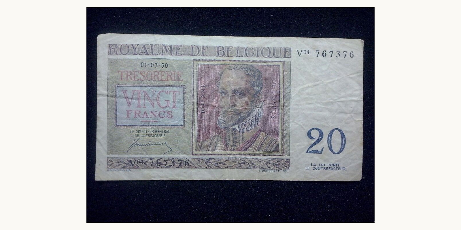 20 franc 1950