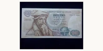 1000 franc 1961