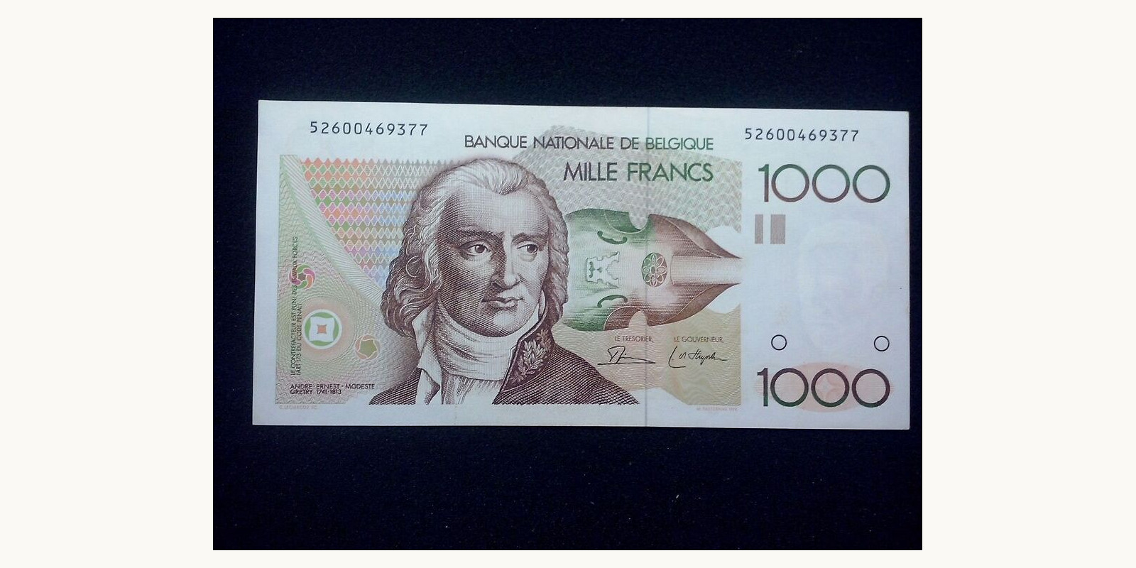 1000 franc 1980