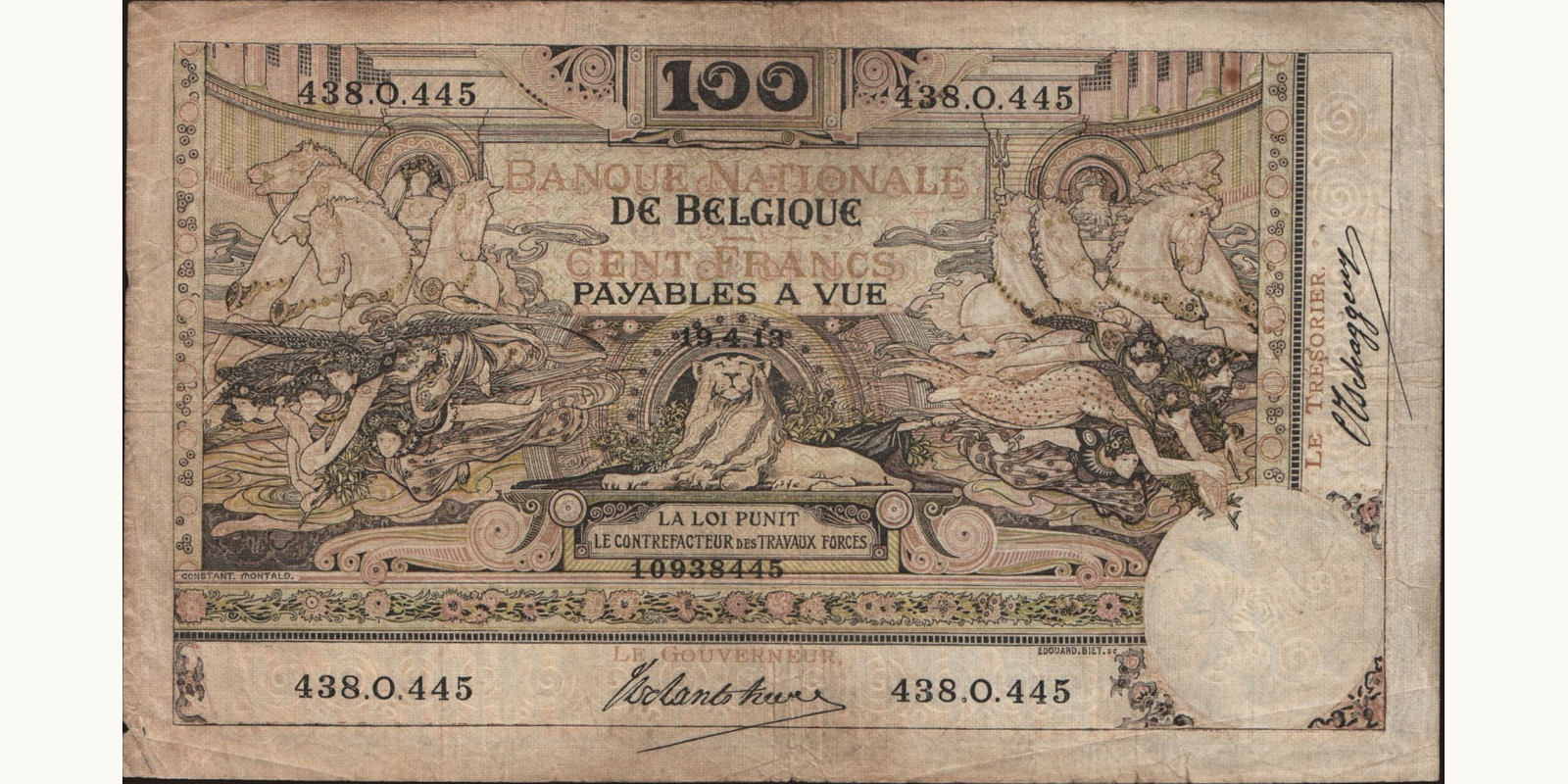 100 franc 1913