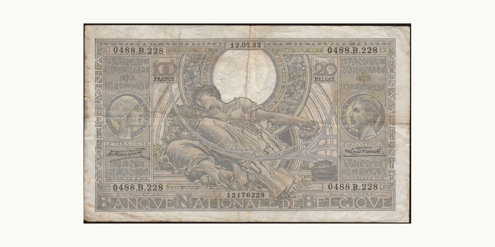 100 franc 1933
