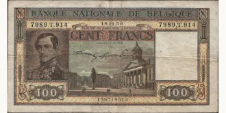 100 franc 1950