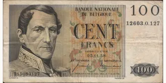 100 franc 1958