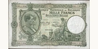 1000 franc 1941