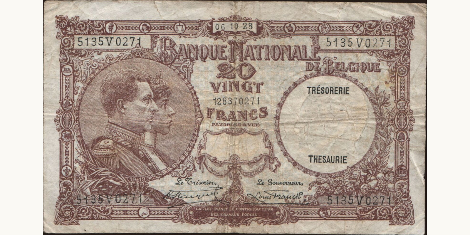 20 franc 1928