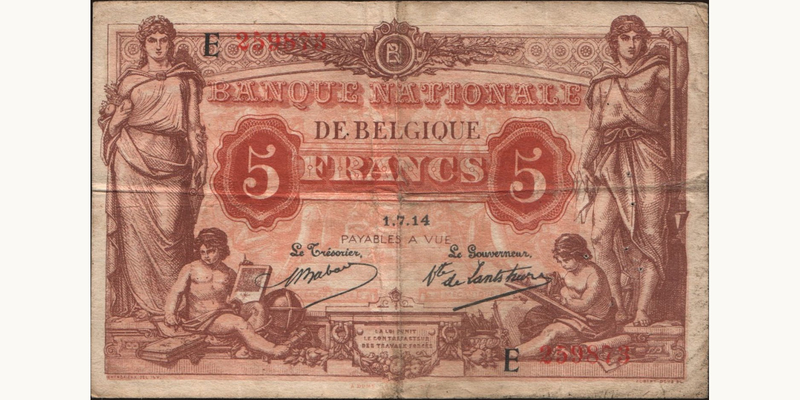 5 franc 1914