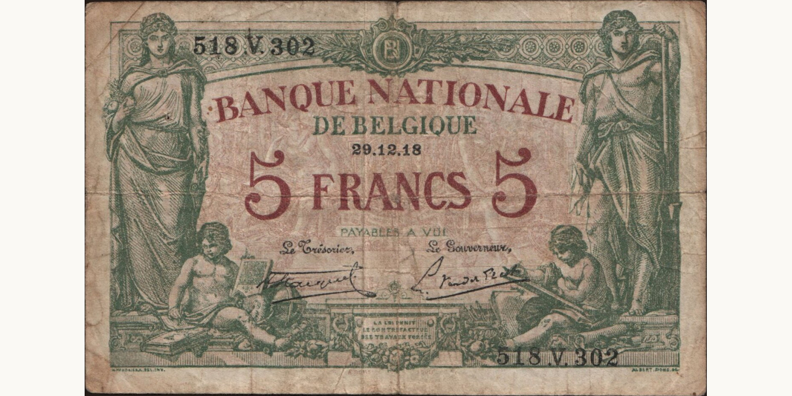 5 franc 1918