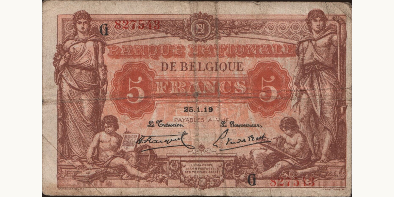 5 franc 1919