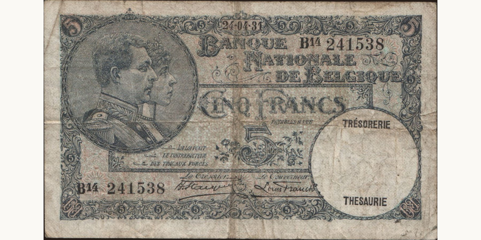 5 franc 1931