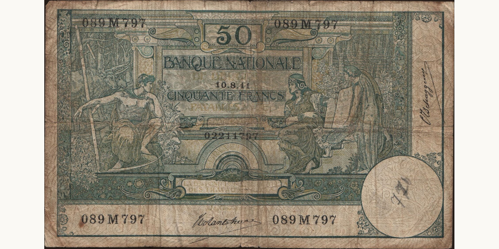 50 franc 1911