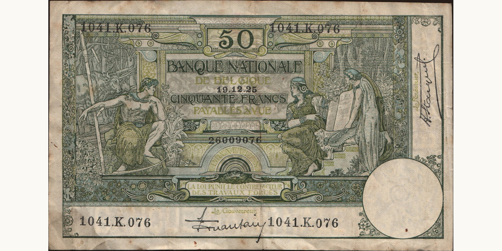 50 franc 1925
