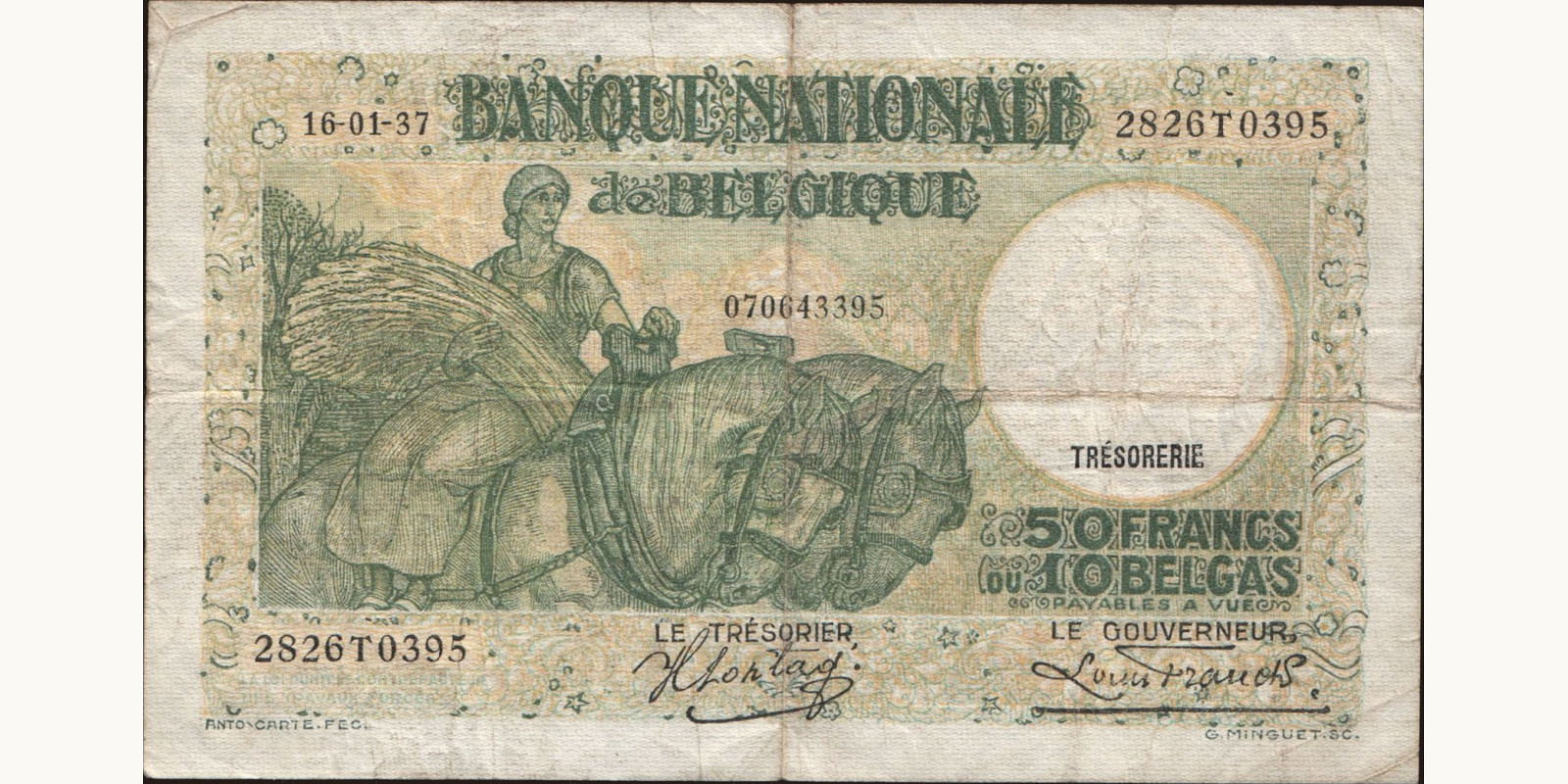 50 franc 1937
