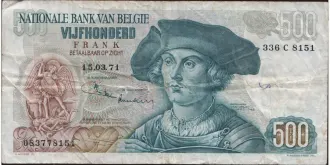 500 franc 1971