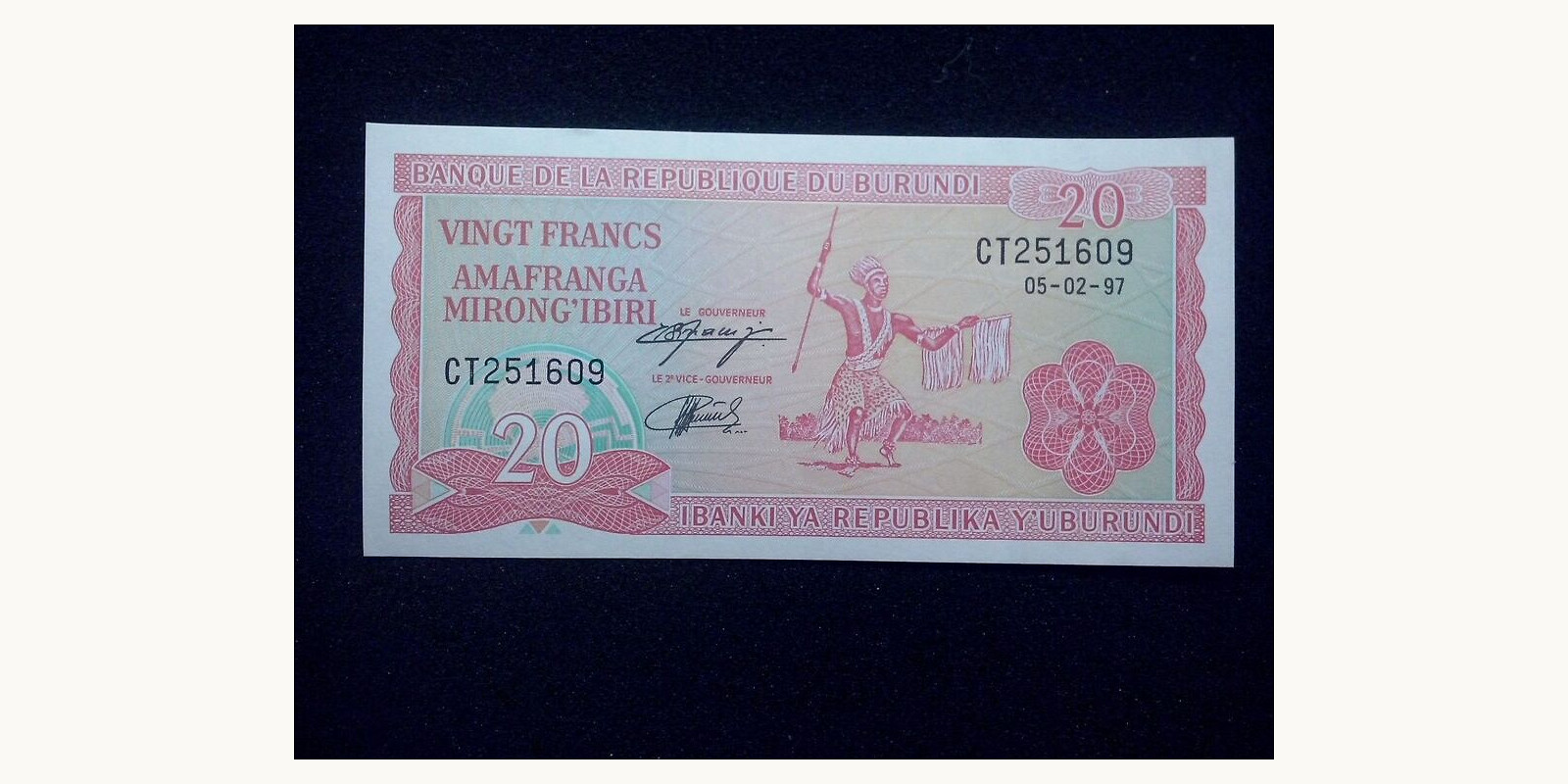 20 franc 1997