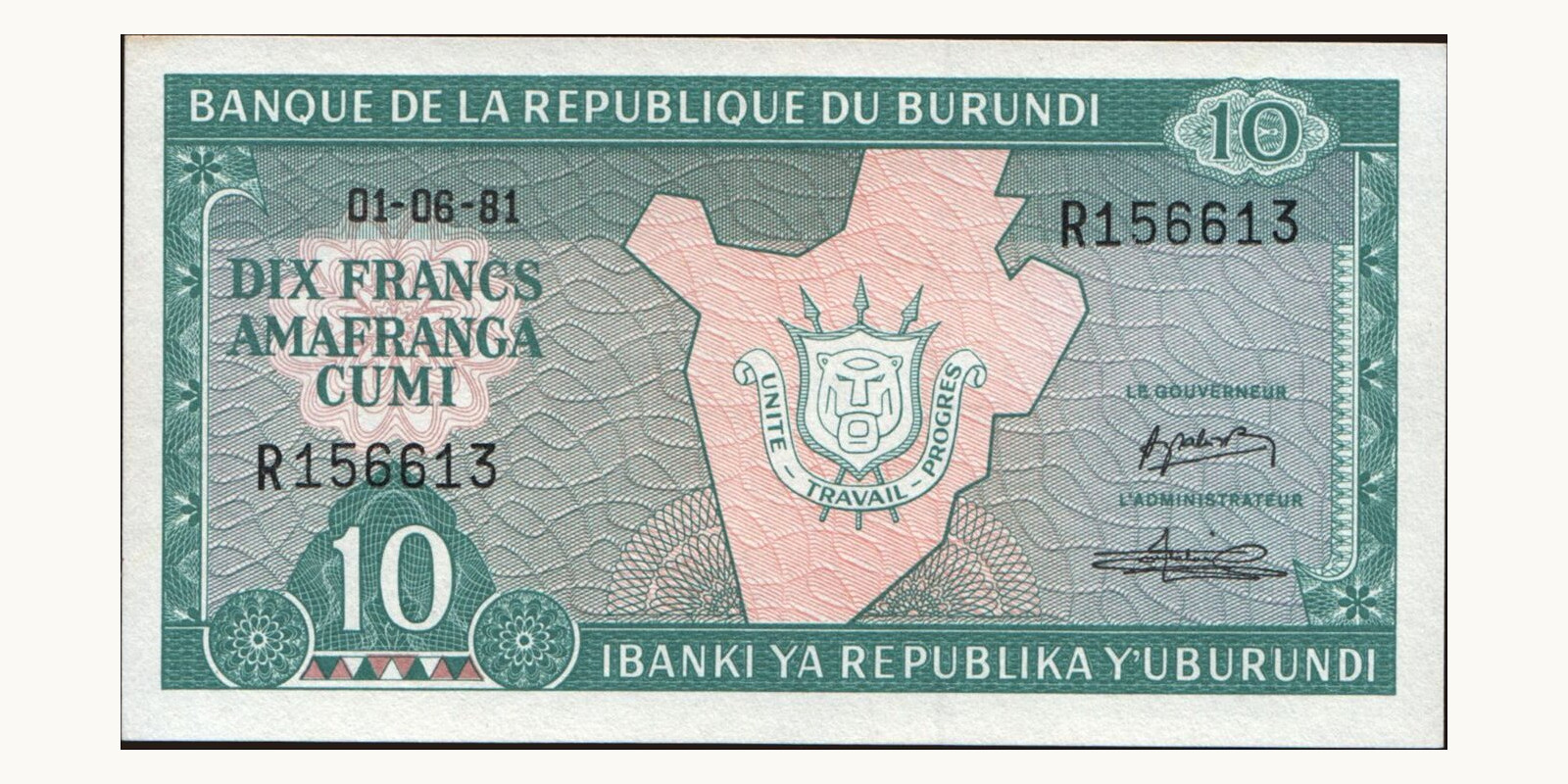 10 franc 1981