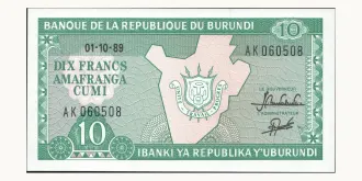 10 franc 1989