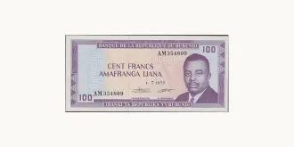 100 franc 1977